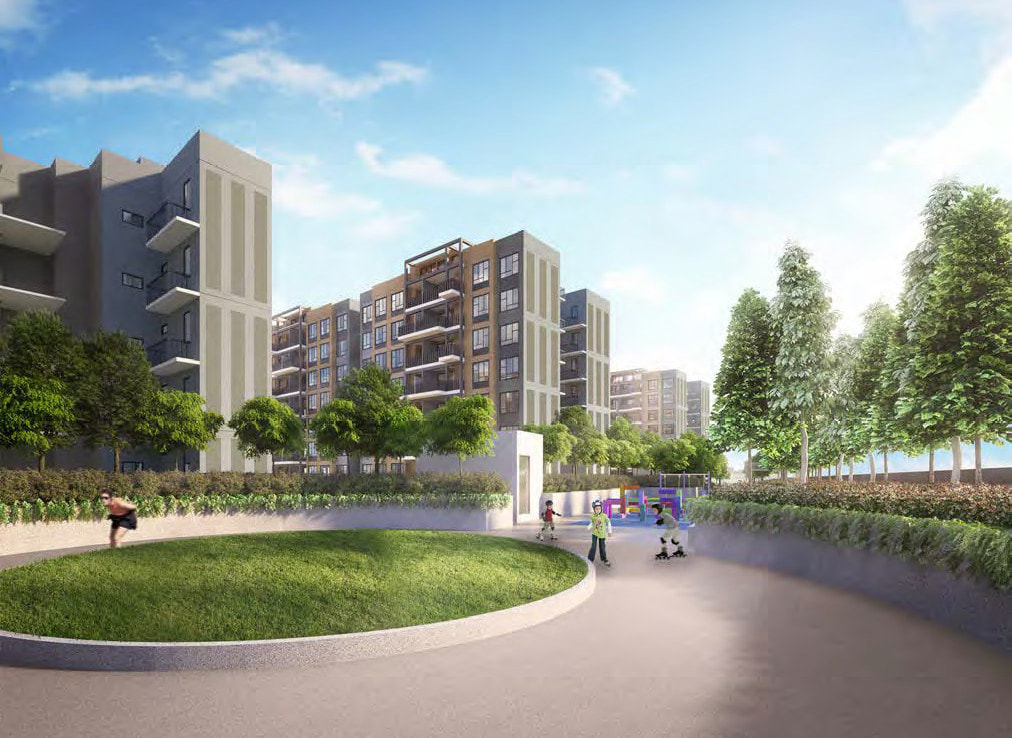 Riverfront Residences, a upcoming residential area at Hougang Avenue 7, located in the northeastern part of Singapore 